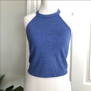 Zara blue halter top size Small